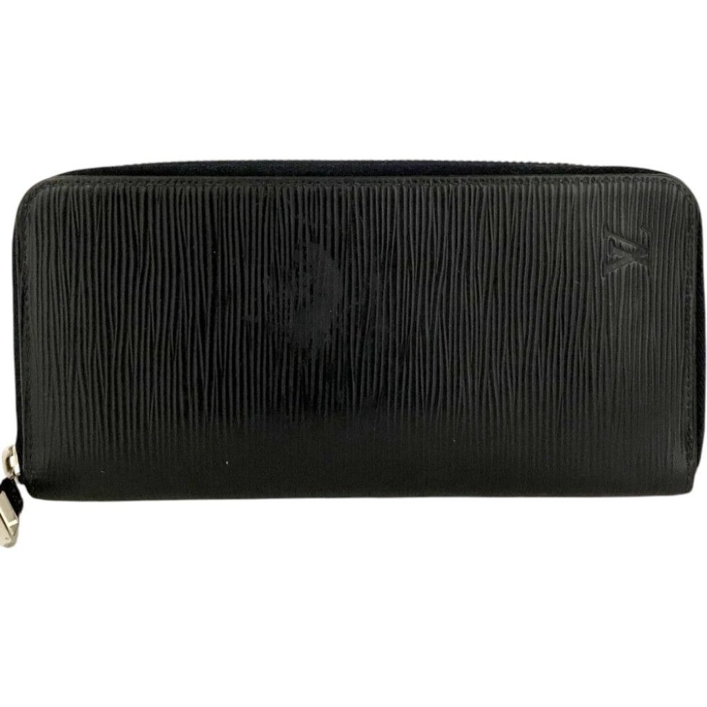 (L2) Authentic Louis Vuitton Wallet Long Black Epi Leather Luxury Vintage Design